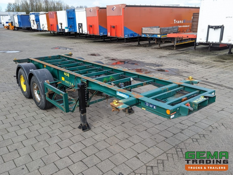Flandria OP CC 2A 20FT 2-Assen ROR DrumBrakes - Leaf Suspension - 3120KG (O1789) - Semi-remorque porte-conteneur/ Caisse mobile: photos 4 Flandria OP CC 2A 20FT 2-Assen ROR DrumBrakes - Leaf Suspension - 3120KG (O1789) - Semi-remorque porte-conteneur/ Caisse mobile: photos 4