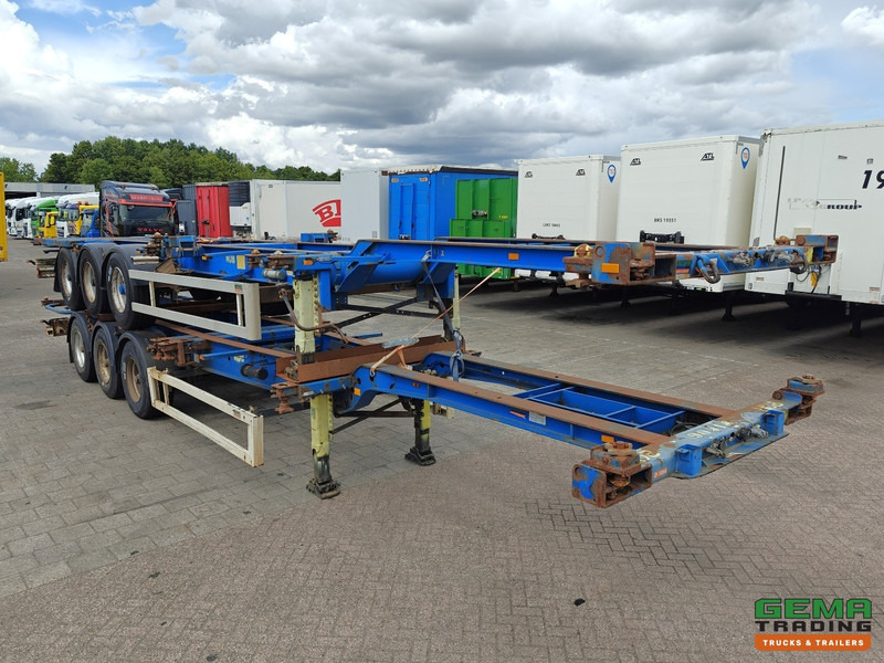 Krone SDC 27 3-assen BPW - DrumBrakes - 4700KG - 2x 20FT 1x 30FT 1x40FT - Pakket van 2 - Semi-remorque porte-conteneur/ Caisse mobile: photos 4 Krone SDC 27 3-assen BPW - DrumBrakes - 4700KG - 2x 20FT 1x 30FT 1x40FT - Pakket van 2 - Semi-remorque porte-conteneur/ Caisse mobile: photos 4