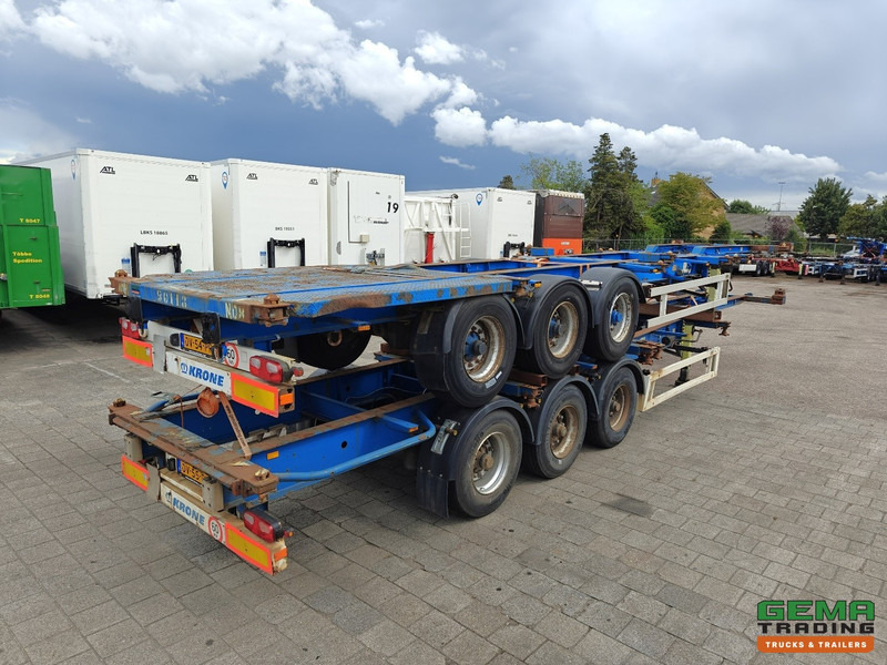 Krone SDC 27 3-assen BPW - DrumBrakes - 4700KG - 2x 20FT 1x 30FT 1x40FT - Pakket van 2 - Semi-remorque porte-conteneur/ Caisse mobile: photos 1 Krone SDC 27 3-assen BPW - DrumBrakes - 4700KG - 2x 20FT 1x 30FT 1x40FT - Pakket van 2 - Semi-remorque porte-conteneur/ Caisse mobile: photos 1