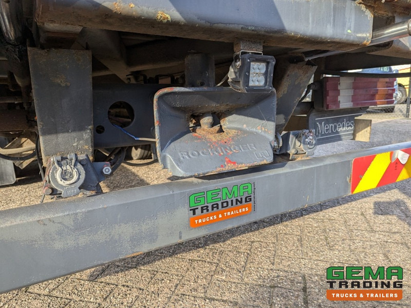 Camion plateau, Camion grue Mercedes-Benz Actros 1831 Sleepcab Euro2 MKG HLK80 3360KG - Air Suspension - Loading Ramp  (V796): photos 18