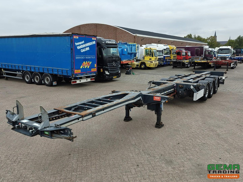 Pacton ET3 3-Assen SAF - MULTI - Schijfremmen - LiftAs - 3x Uitschuifbaar - 03/2026 APK - Semi-remorque porte-conteneur/ Caisse mobile: photos 1 Pacton ET3 3-Assen SAF - MULTI - Schijfremmen - LiftAs - 3x Uitschuifbaar - 03/2026 APK - Semi-remorque porte-conteneur/ Caisse mobile: photos 1