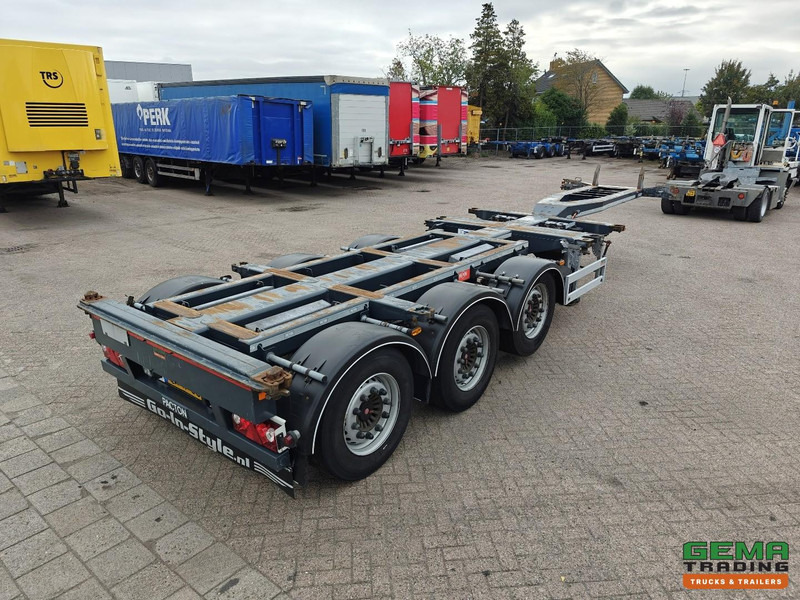 Pacton ET3 3-Assen SAF - MULTI - Schijfremmen - LiftAs - 3x Uitschuifbaar - 03/2026 APK - Semi-remorque porte-conteneur/ Caisse mobile: photos 2 Pacton ET3 3-Assen SAF - MULTI - Schijfremmen - LiftAs - 3x Uitschuifbaar - 03/2026 APK - Semi-remorque porte-conteneur/ Caisse mobile: photos 2