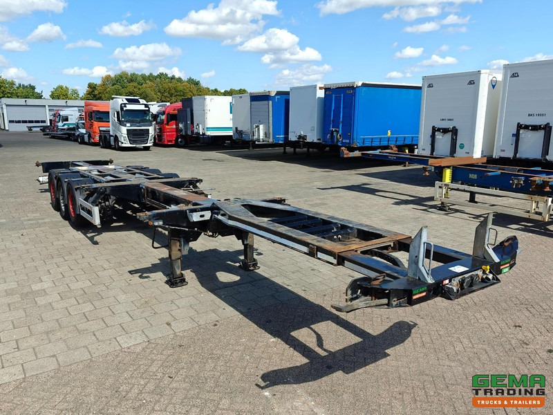 Pacton ET3 3-Assen Valx - MULTI - Schijfremmen - LiftAs - 3x Uitschuifbaar - ADR lekbak - Semi-remorque porte-conteneur/ Caisse mobile: photos 3 Pacton ET3 3-Assen Valx - MULTI - Schijfremmen - LiftAs - 3x Uitschuifbaar - ADR lekbak - Semi-remorque porte-conteneur/ Caisse mobile: photos 3
