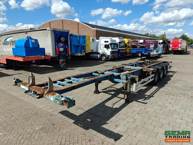 Pacton T3-007 3-Assen SAF - Trommelremmen - Lift As - Vast - Alle Aansluitingen - 4700KG - Semi-remorque porte-conteneur/ Caisse mobile: photos 2 Pacton T3-007 3-Assen SAF - Trommelremmen - Lift As - Vast - Alle Aansluitingen - 4700KG - Semi-remorque porte-conteneur/ Caisse mobile: photos 2