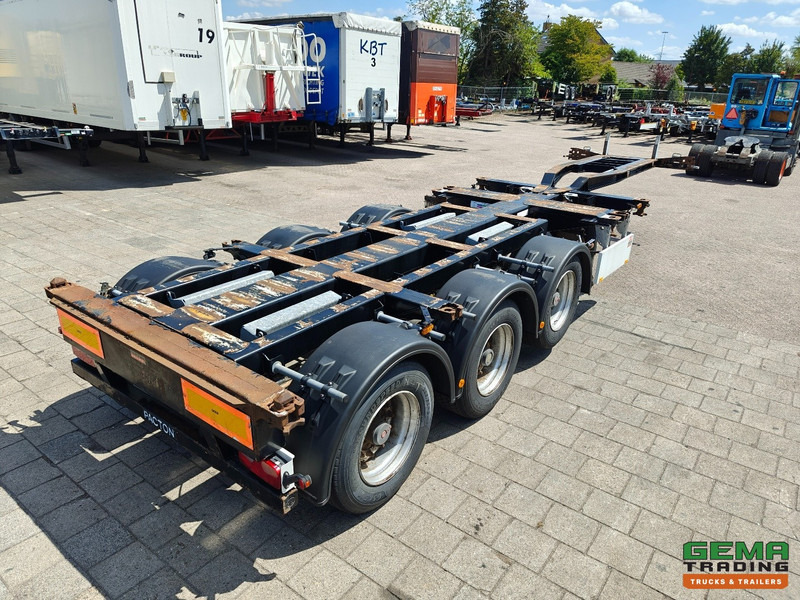 Pacton T3-010 3-Assen SAF - MULTI - Trommelremmen - LiftAs - 3x Uitschuifbaar - 04/2026 APK - Semi-remorque porte-conteneur/ Caisse mobile: photos 1 Pacton T3-010 3-Assen SAF - MULTI - Trommelremmen - LiftAs - 3x Uitschuifbaar - 04/2026 APK - Semi-remorque porte-conteneur/ Caisse mobile: photos 1