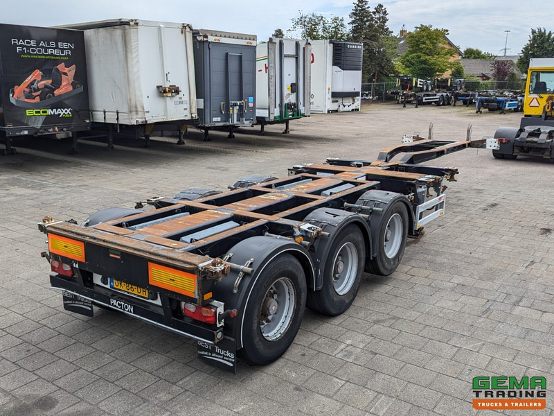 Pacton T3-010 3-Assen SAF - MULTI - Trommelremmen - LiftAs - 3x Uitschuifbaar - 07/2025APK - Semi-remorque porte-conteneur/ Caisse mobile: photos 3 Pacton T3-010 3-Assen SAF - MULTI - Trommelremmen - LiftAs - 3x Uitschuifbaar - 07/2025APK - Semi-remorque porte-conteneur/ Caisse mobile: photos 3