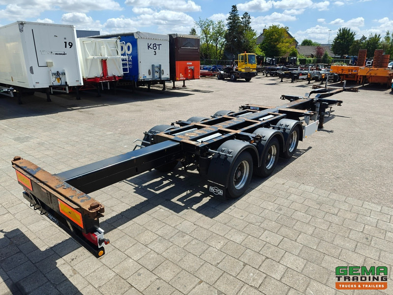 Pacton T3-010 3-Assen SAF - MULTI - Trommelremmen - LiftAs - 3x Uitschuifbaar - 10/2025 APK - Semi-remorque porte-conteneur/ Caisse mobile: photos 1 Pacton T3-010 3-Assen SAF - MULTI - Trommelremmen - LiftAs - 3x Uitschuifbaar - 10/2025 APK - Semi-remorque porte-conteneur/ Caisse mobile: photos 1