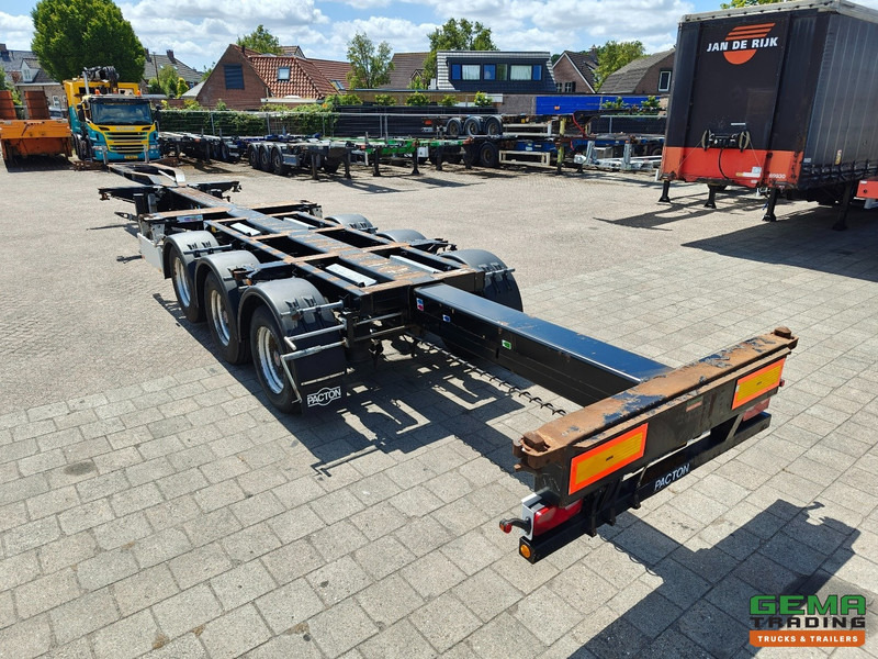 Pacton T3-010 3-Assen SAF - MULTI - Trommelremmen - LiftAs - 3x Uitschuifbaar - 10/2025 APK - Semi-remorque porte-conteneur/ Caisse mobile: photos 4 Pacton T3-010 3-Assen SAF - MULTI - Trommelremmen - LiftAs - 3x Uitschuifbaar - 10/2025 APK - Semi-remorque porte-conteneur/ Caisse mobile: photos 4