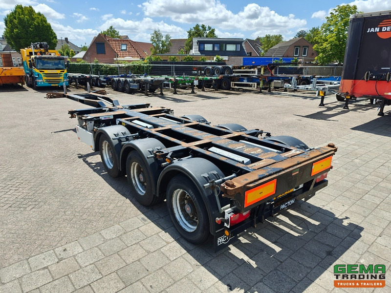 Pacton T3-010 3-Assen SAF - MULTI - Trommelremmen - LiftAs - 3x Uitschuifbaar - 10/2025 APK - Semi-remorque porte-conteneur/ Caisse mobile: photos 2 Pacton T3-010 3-Assen SAF - MULTI - Trommelremmen - LiftAs - 3x Uitschuifbaar - 10/2025 APK - Semi-remorque porte-conteneur/ Caisse mobile: photos 2