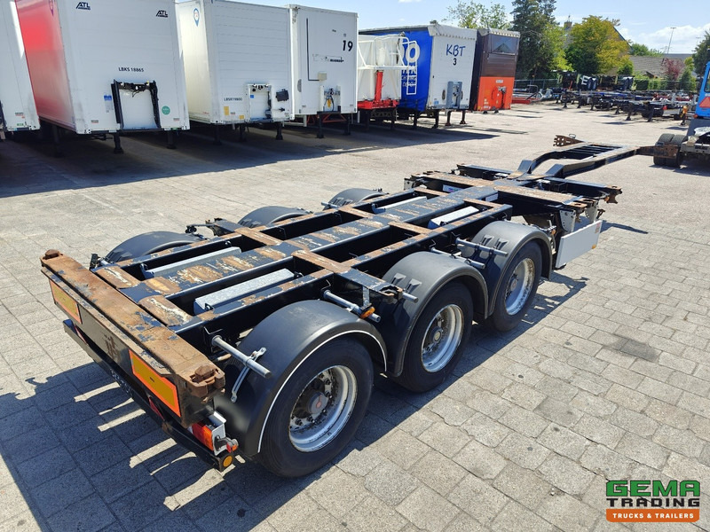 Pacton T3-010 3-Assen SAF - MULTI - Trommelremmen - LiftAs - 3x Uitschuifbaar - Semi-remorque porte-conteneur/ Caisse mobile: photos 3 Pacton T3-010 3-Assen SAF - MULTI - Trommelremmen - LiftAs - 3x Uitschuifbaar - Semi-remorque porte-conteneur/ Caisse mobile: photos 3