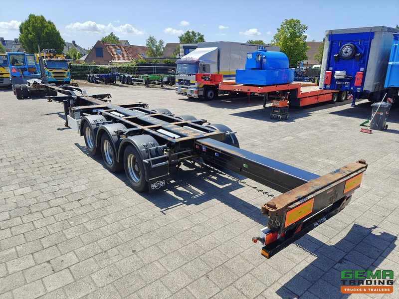 Pacton T3-010 3-Assen SAF - MULTI - Trommelremmen - LiftAs - 3x Uitschuifbaar - Semi-remorque porte-conteneur/ Caisse mobile: photos 4 Pacton T3-010 3-Assen SAF - MULTI - Trommelremmen - LiftAs - 3x Uitschuifbaar - Semi-remorque porte-conteneur/ Caisse mobile: photos 4