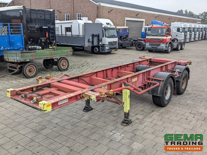 SHLADOT SD-901M 20FT 2-Assen ROR DrumBrakes - Steel Suspension - 20 units in Stock (O1985) - Semi-remorque porte-conteneur/ Caisse mobile: photos 1 SHLADOT SD-901M 20FT 2-Assen ROR DrumBrakes - Steel Suspension - 20 units in Stock (O1985) - Semi-remorque porte-conteneur/ Caisse mobile: photos 1