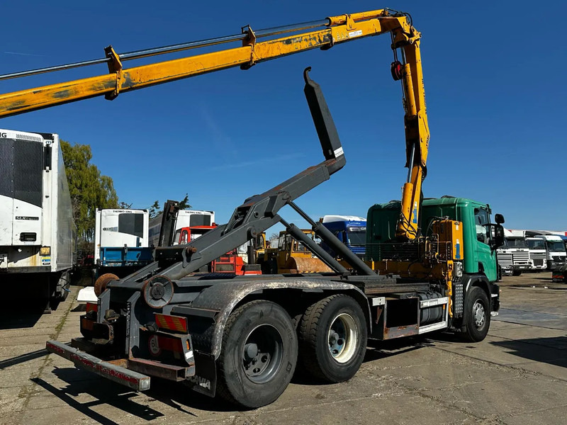 Scania P114-380 6X2 Ampirol + Heila 13000 5T Crane Manual Gear - Camion porte-conteneur/ Caisse mobile: photos 5 Scania P114-380 6X2 Ampirol + Heila 13000 5T Crane Manual Gear - Camion porte-conteneur/ Caisse mobile: photos 5