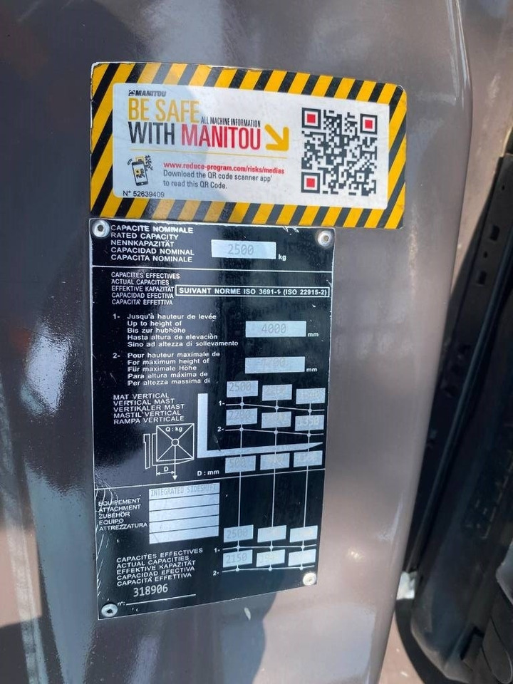 Chariot élévateur diesel Manitou Mi25D: photos 24
