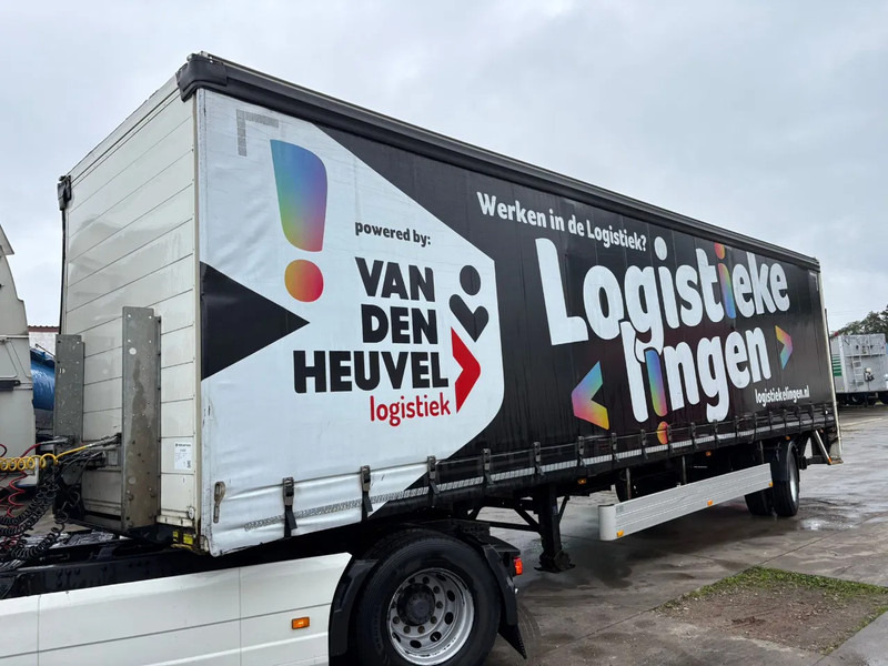 Groenewegen 11M City-trailer Stuuras Dhollandia Laadklep 2000KG APK/TUV 08-04-2026 - Semi-remorque rideaux coulissants: photos 1 Groenewegen 11M City-trailer Stuuras Dhollandia Laadklep 2000KG APK/TUV 08-04-2026 - Semi-remorque rideaux coulissants: photos 1