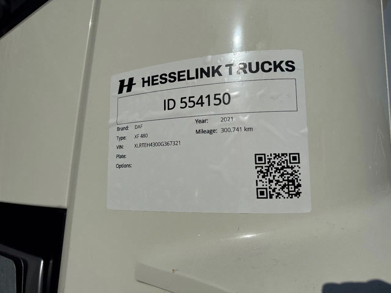 Tracteur routier DAF XF 480 SSC Super Space 2x tank LED PTO-Prep 299.740KM ACC: photos 14