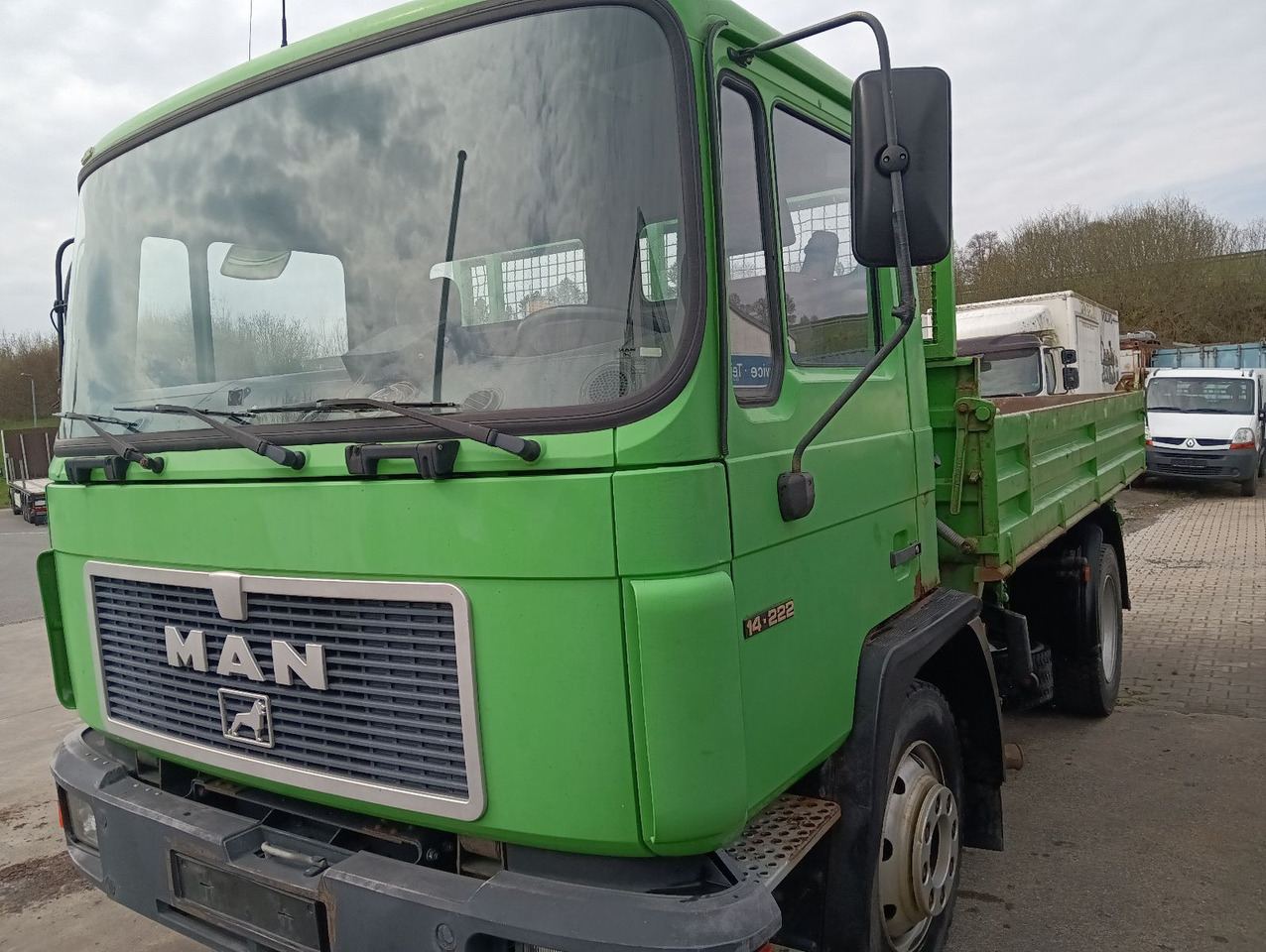Camion benne MAN 14:222 FK 3-S-Kipper 7,7tNL Blatt AHK TÜV5/25: photos 9