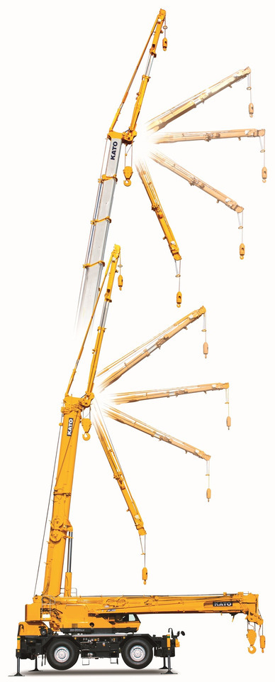Grue automotrice lente KATO SR-500Lx - 51 Ton Rough Terrain Crane with 13.7 Meter Fully Hydraulic Fly Jib: photos 9
