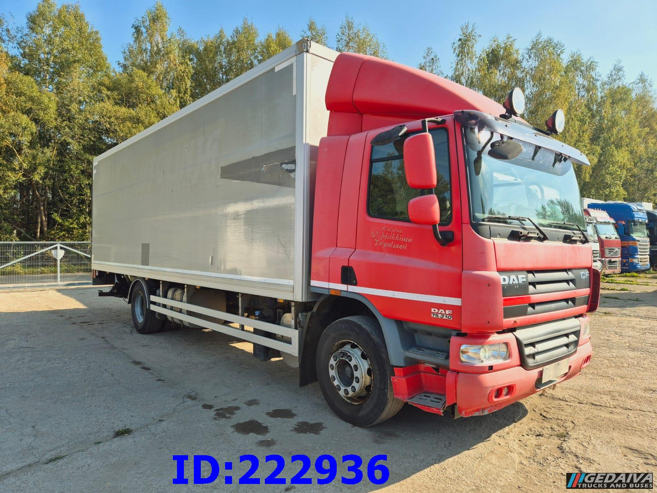 DAF CF 75.310 - Euro5 - Camion fourgon: photos 5 DAF CF 75.310 - Euro5 - Camion fourgon: photos 5