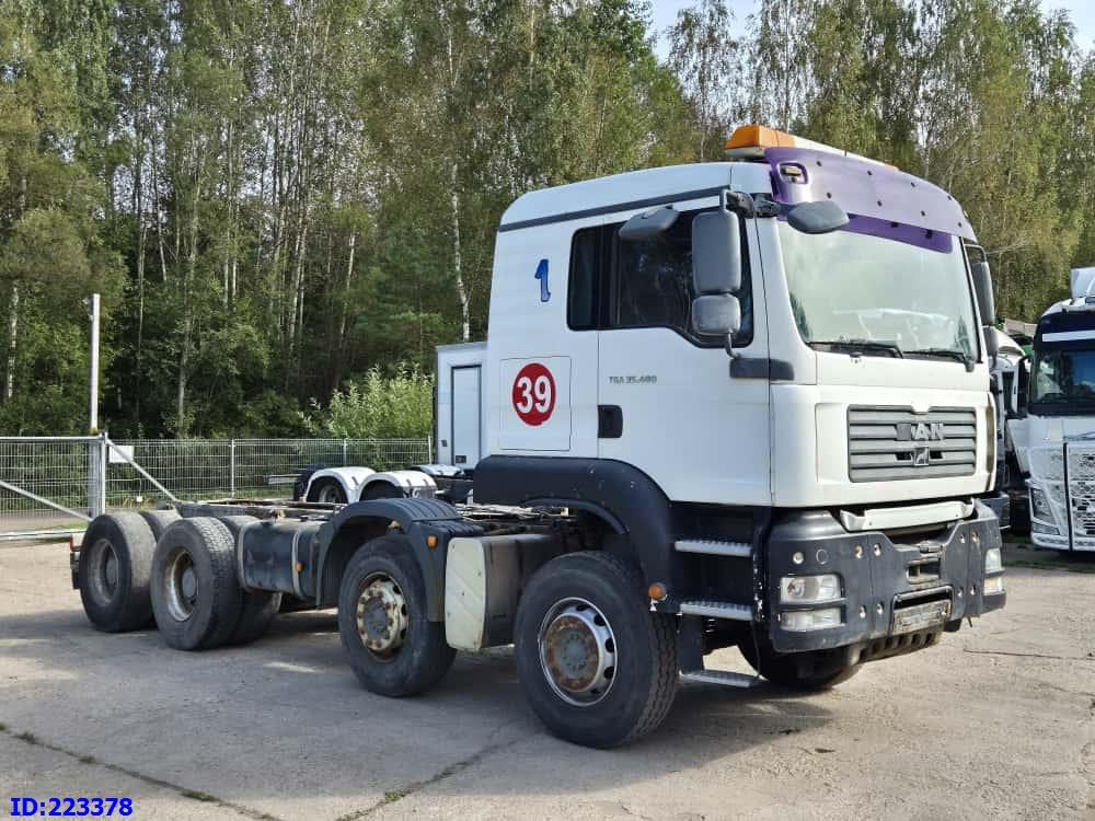 MAN TGA 35.480 8X4 - Full steel - Manual - Châssis cabine: photos 4 MAN TGA 35.480 8X4 - Full steel - Manual - Châssis cabine: photos 4
