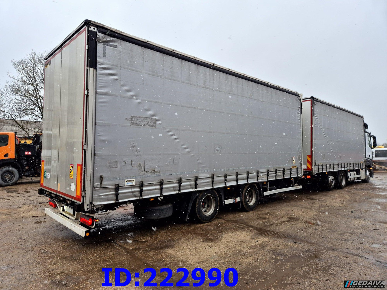 MERCEDES-BENZ Actros 2542 6x2 Euro6 + Wielton trailer - Camion à rideaux coulissants: photos 5 MERCEDES-BENZ Actros 2542 6x2 Euro6 + Wielton trailer - Camion à rideaux coulissants: photos 5