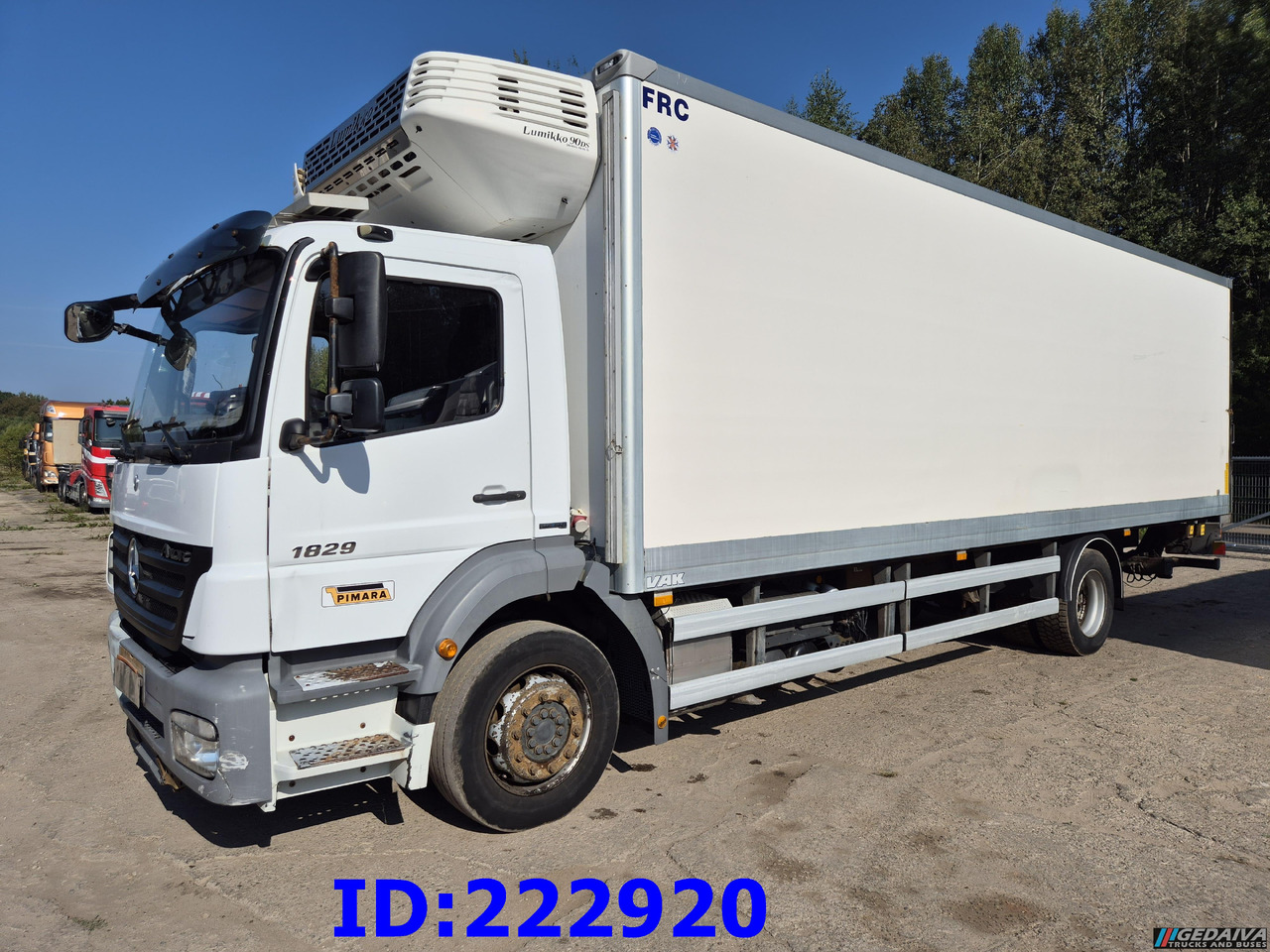 MERCEDES-BENZ Axor 1829 Manual + Tail lift - Camion frigorifique: photos 1 MERCEDES-BENZ Axor 1829 Manual + Tail lift - Camion frigorifique: photos 1