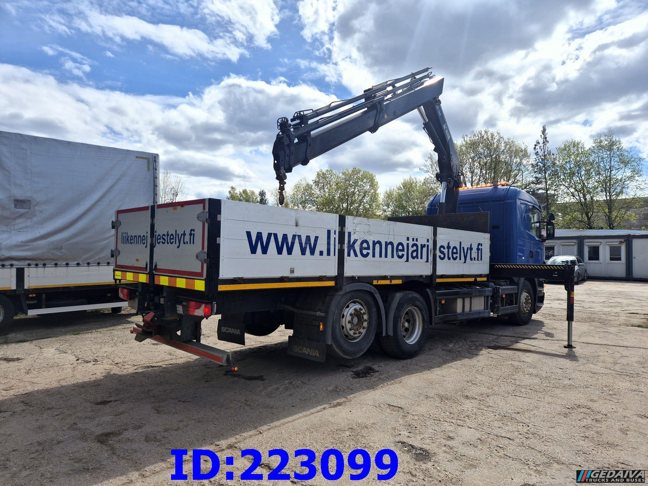 SCANIA G440 6x2 + Crane HIAB X-Hiduo 188 - Camion plateau: photos 5 SCANIA G440 6x2 + Crane HIAB X-Hiduo 188 - Camion plateau: photos 5