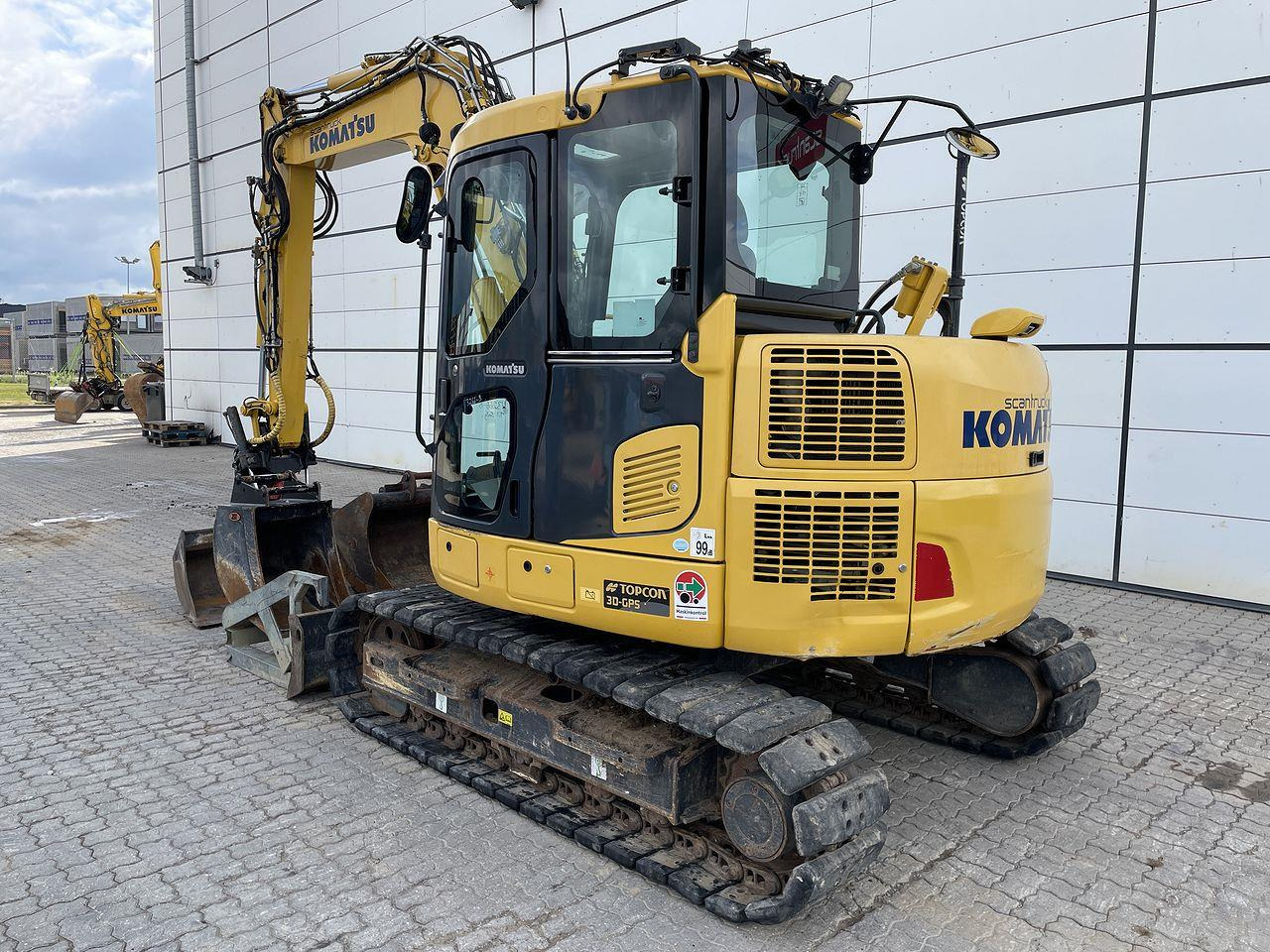 Komatsu PC88MR-10 med Topcon - Mini pelle: photos 2 Komatsu PC88MR-10 med Topcon - Mini pelle: photos 2