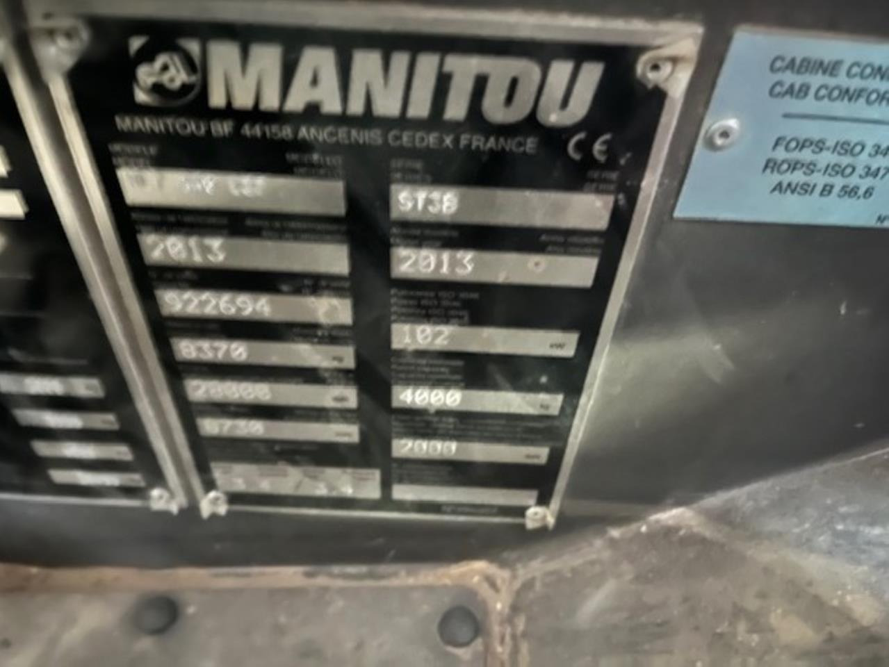 Manitou MLT840-137PS ELITE - Chariot télescopique: photos 5 Manitou MLT840-137PS ELITE - Chariot télescopique: photos 5