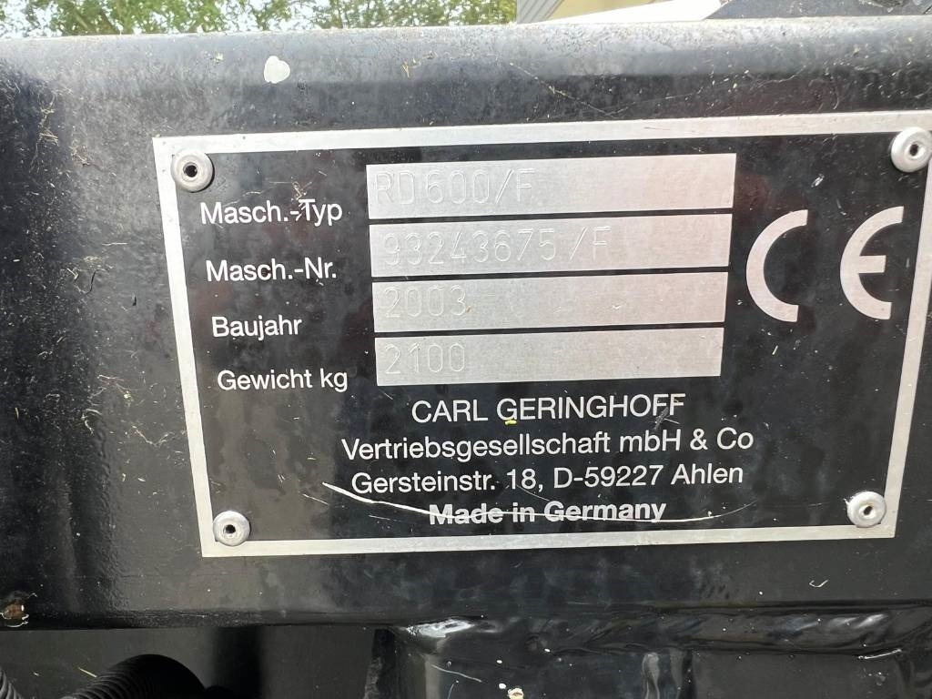 Accessoire de matériels de récolte Geringhoff Rota-Disc 600 F: photos 12