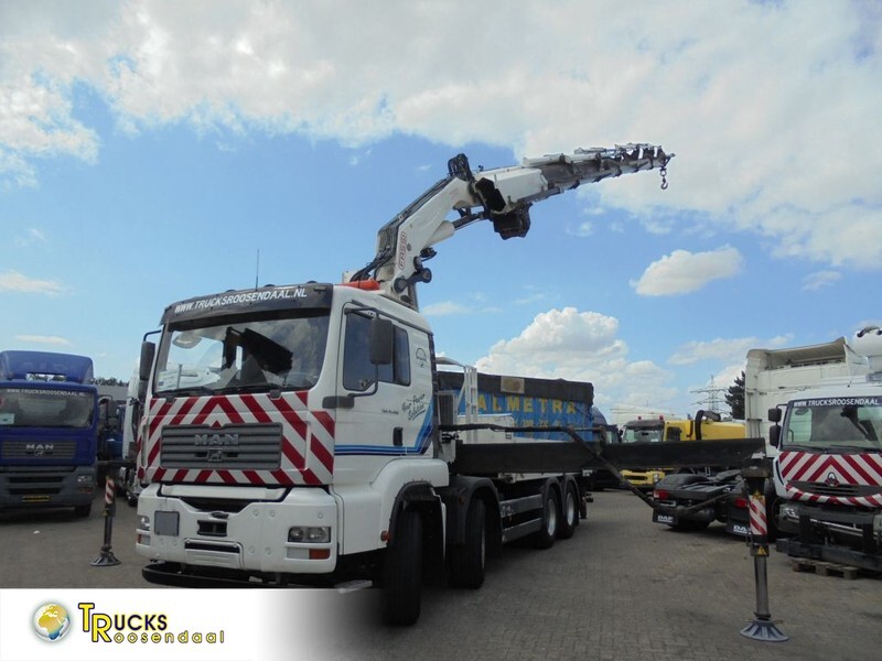 MAN TGA 41.460 1e Owner + Manual + Fassi F800XP 6x hydr. + Winch + hoogzit 8x4 + Low KM + Remote + FLY-JIB Prepared - Camion grue: photos 1 MAN TGA 41.460 1e Owner + Manual + Fassi F800XP 6x hydr. + Winch + hoogzit 8x4 + Low KM + Remote + FLY-JIB Prepared - Camion grue: photos 1
