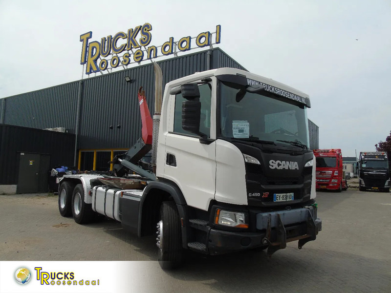 Scania G450 + 6X4 + RETARDER + EURO 6 - Camion ampliroll: photos 1 Scania G450 + 6X4 + RETARDER + EURO 6 - Camion ampliroll: photos 1