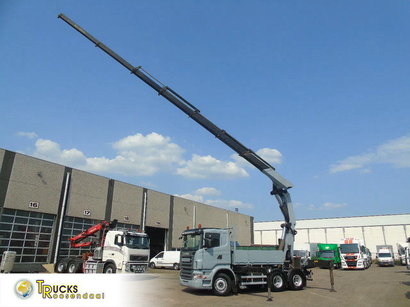 Scania R 420 + PALFINGER 72002 + 7 EXTENTIONS + 6X4 + REMOTE - Camion grue: photos 1 Scania R 420 + PALFINGER 72002 + 7 EXTENTIONS + 6X4 + REMOTE - Camion grue: photos 1