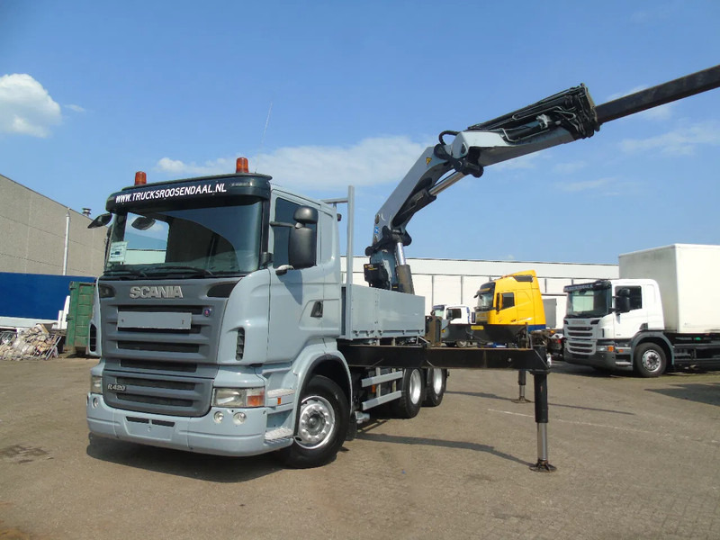 Scania R reserved 420 + PALFINGER 72002 + 7 EXTENTIONS + 6X4 + REMOTE - Camion grue: photos 3 Scania R reserved 420 + PALFINGER 72002 + 7 EXTENTIONS + 6X4 + REMOTE - Camion grue: photos 3