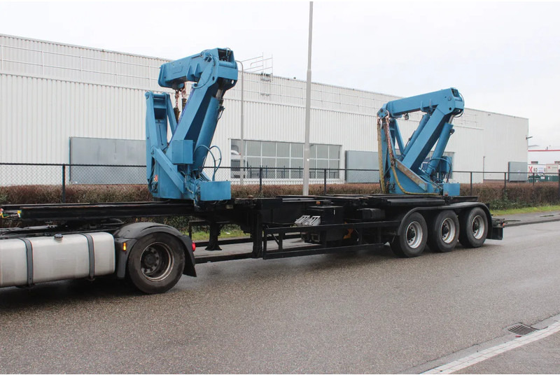 KLAUS 40 FT Sideloader 32T + Own Engine + Remote + 3 x SAF + Spring suspension - Semi-remorque: photos 5 KLAUS 40 FT Sideloader 32T + Own Engine + Remote + 3 x SAF + Spring suspension - Semi-remorque: photos 5