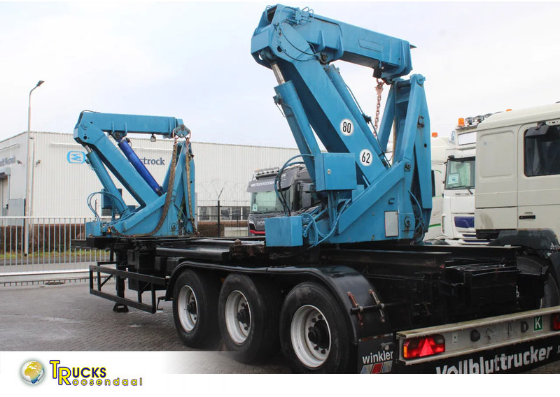 KLAUS 40 FT Sideloader 32T + Own Engine + Remote + 3 x SAF + Spring suspension - Semi-remorque: photos 1 KLAUS 40 FT Sideloader 32T + Own Engine + Remote + 3 x SAF + Spring suspension - Semi-remorque: photos 1