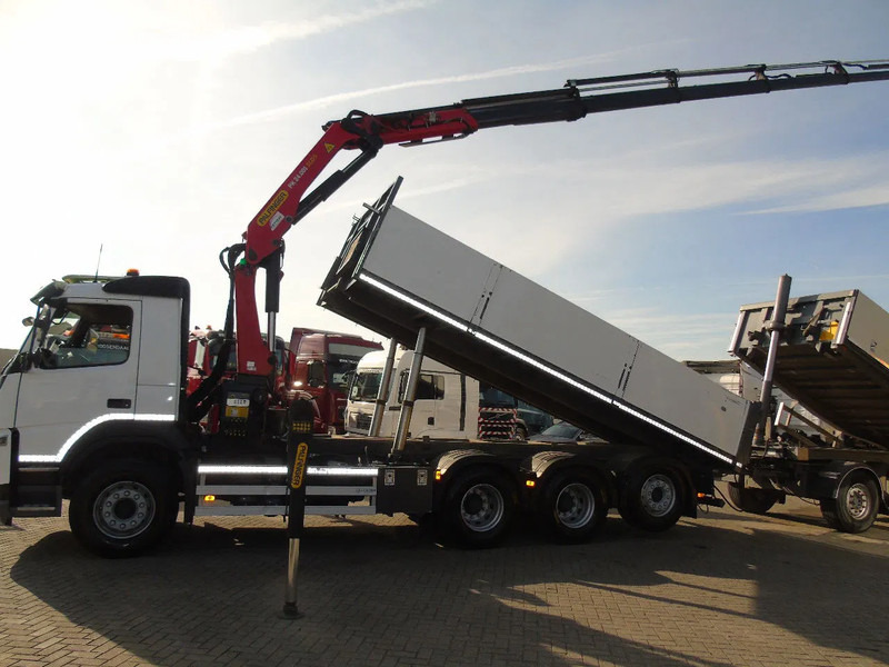 Volvo FM 420 + 8x4 + PALFINGER 24.001 SLD + REMOTE + COMPLETE COMBI - Camion benne, Camion grue: photos 2 Volvo FM 420 + 8x4 + PALFINGER 24.001 SLD + REMOTE + COMPLETE COMBI - Camion benne, Camion grue: photos 2
