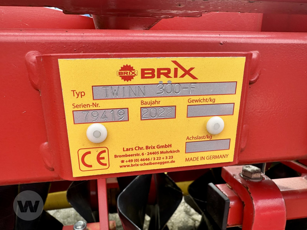 Brix Twin 300/6 - Rouleau agricole: photos 3 Brix Twin 300/6 - Rouleau agricole: photos 3