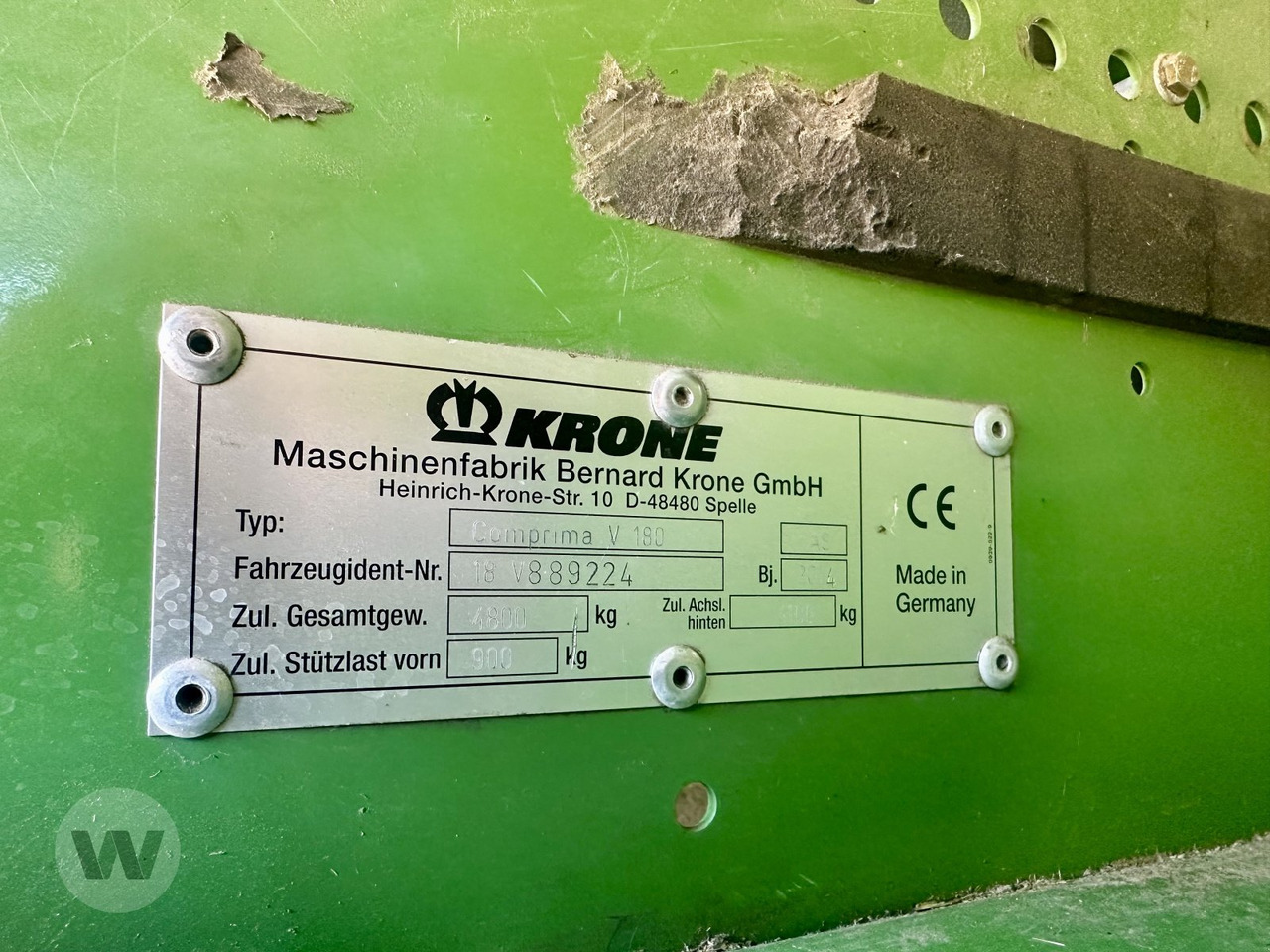 Krone Comprima V 180 XC - Presse à balles rondes: photos 4 Krone Comprima V 180 XC - Presse à balles rondes: photos 4