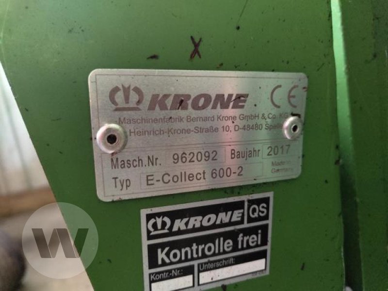Krone Easy Collect 600 - Cueilleur de maïs: photos 3 Krone Easy Collect 600 - Cueilleur de maïs: photos 3
