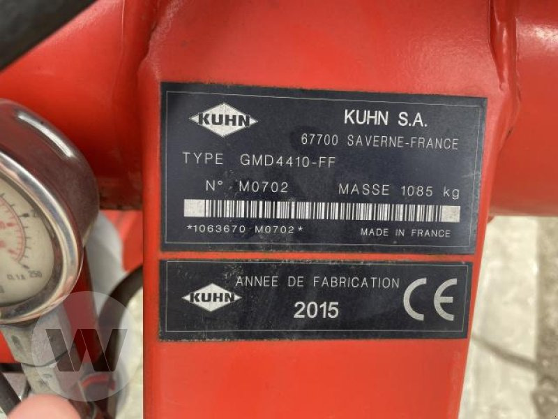 Kuhn GMD 4410 - Faucheuse: photos 3 Kuhn GMD 4410 - Faucheuse: photos 3