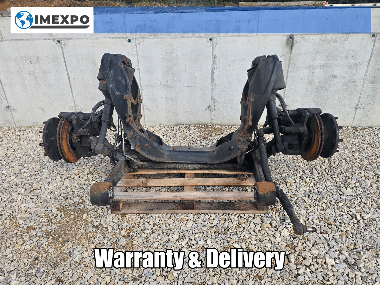 MAN TGX TGS AIR SUNSPENSION / COMPLETE FRONT AXLE - Essieu avant: photos 1 MAN TGX TGS AIR SUNSPENSION / COMPLETE FRONT AXLE - Essieu avant: photos 1