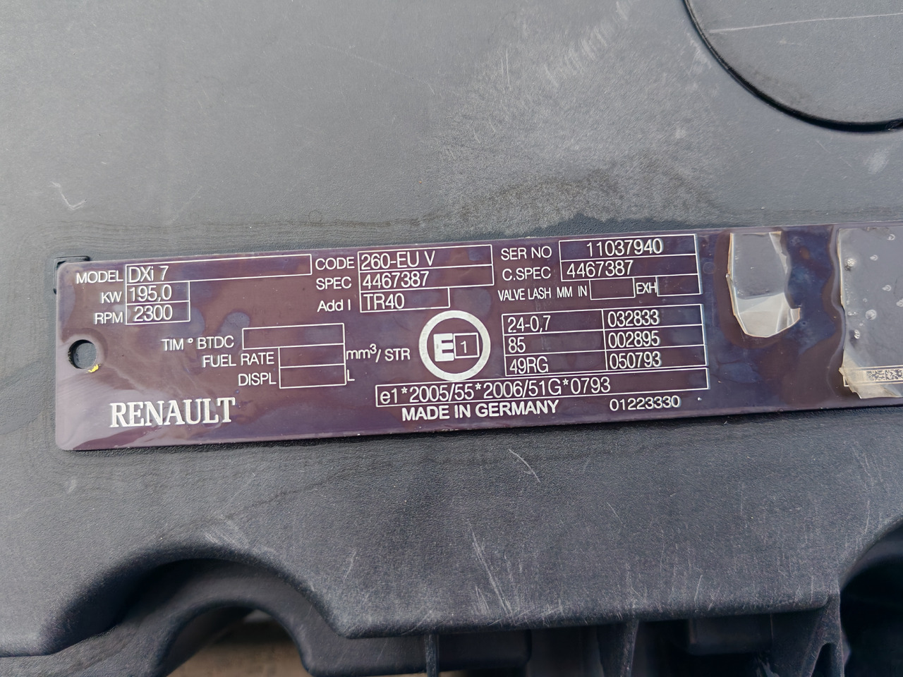 Moteur RENAULT MIDLUM DXI / DXI7 260-EUV / COMPLETE ENGINE / DEUTZ: photos 10 Moteur RENAULT MIDLUM DXI / DXI7 260-EUV / COMPLETE ENGINE / DEUTZ: photos 10