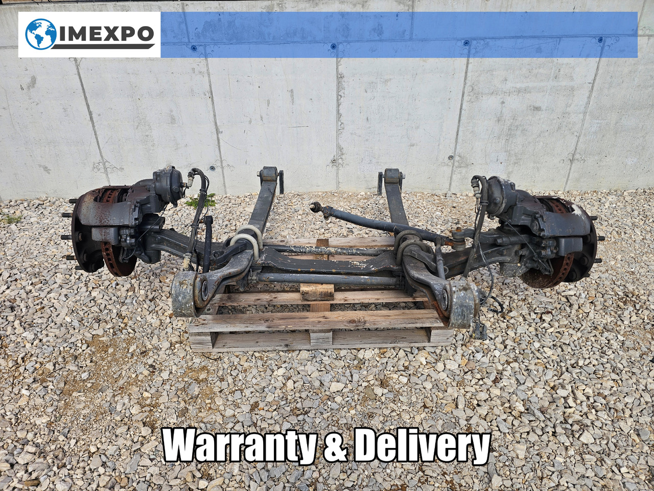 RENAULT RANGE T EURO 6 / COMPLETE FRONT AXLE - Essieu avant: photos 1 RENAULT RANGE T EURO 6 / COMPLETE FRONT AXLE - Essieu avant: photos 1