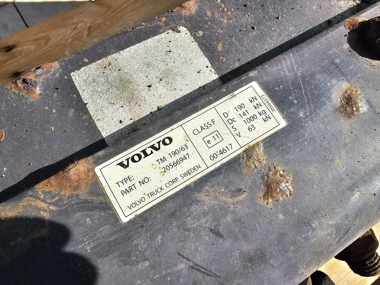 VOLVO FH FM / ROCKINGER TRAILER COUPLING / COMPLETE - Sellette d'attelage: photos 5 VOLVO FH FM / ROCKINGER TRAILER COUPLING / COMPLETE - Sellette d'attelage: photos 5