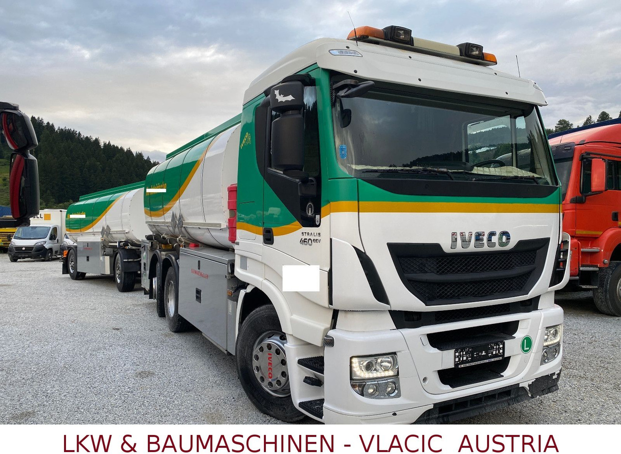 Iveco Stralis 460 Schwarzmüller Benz/Diesel Kompletzug - Camion citerne: photos 1 Iveco Stralis 460 Schwarzmüller Benz/Diesel Kompletzug - Camion citerne: photos 1