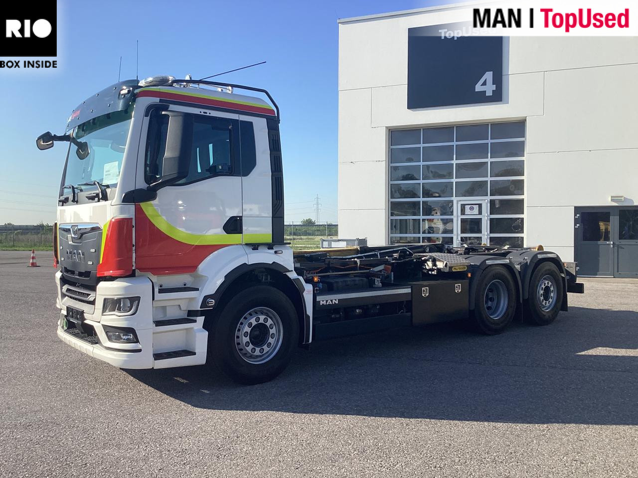Camion ampliroll MAN TGS 26.430 6x2-4 BL CH Einsatzfahrzeug! Feuerwehr: photos 1