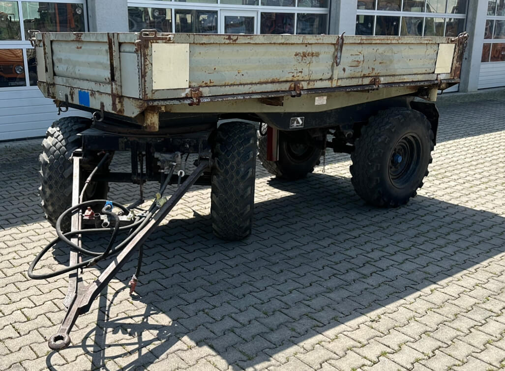 Unimog Anhänger 3 Seitenkipper Müller Mitteltal KD - Remorque benne: photos 1 Unimog Anhänger 3 Seitenkipper Müller Mitteltal KD - Remorque benne: photos 1
