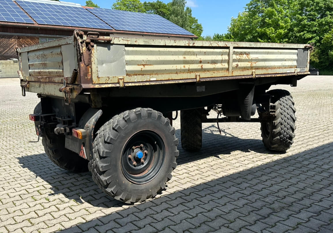 Unimog Anhänger 3 Seitenkipper Müller Mitteltal KD - Remorque benne: photos 5 Unimog Anhänger 3 Seitenkipper Müller Mitteltal KD - Remorque benne: photos 5
