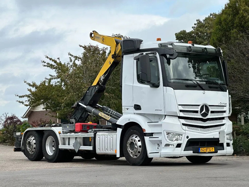 Mercedes-Benz Antos 2545!!EUR6 HAAK/ABROLLKIPPER!!KNICKARM!! - Camion ampliroll: photos 1 Mercedes-Benz Antos 2545!!EUR6 HAAK/ABROLLKIPPER!!KNICKARM!! - Camion ampliroll: photos 1